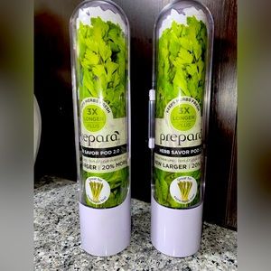 Prepara Herb Savor Pod 2.0 Herb storage lasts 3X longer BPA free NEW